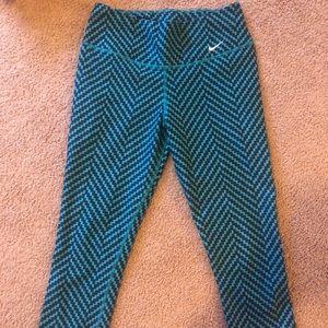 Nike 3/4 Length Running Legging- mid to high waist